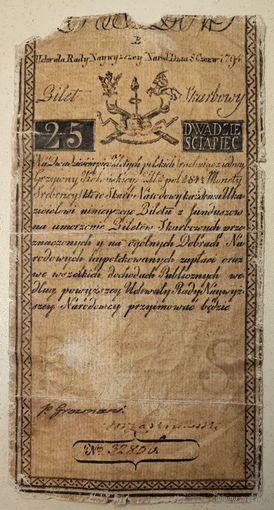 Польша 25 злотых 1794г (копия)