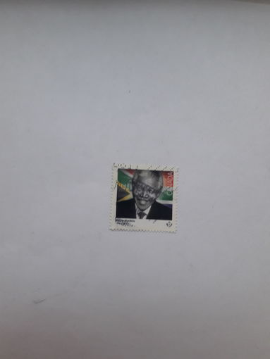 Марки Канада Лауреат Нобелевской премии Мира 1993 Н Мандела