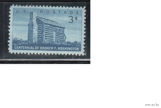 США-1956, (Мих.695),  ** , Дом, (одиночка)