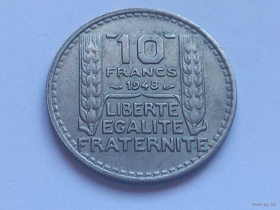 Франция 10 франков 1948 г.