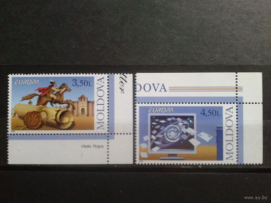 Молдова 2008 Европа, письмо полная серия Михель-5,5 евро