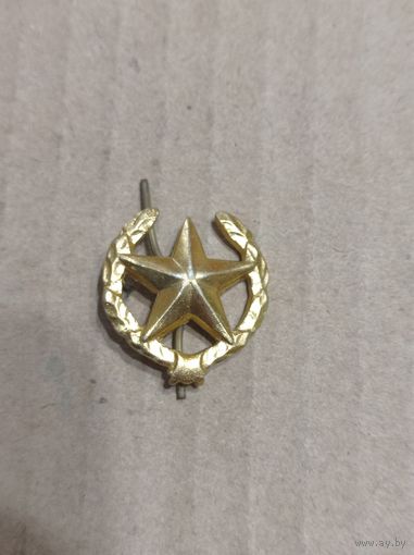 Эмблема общевойсковая ВС РФ ( золоченая)