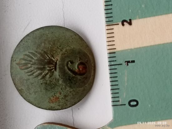 Пуговица гренада цифра 6