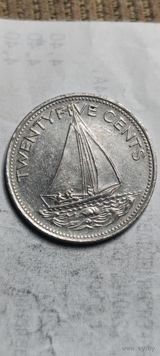 Багамские острова 25 цент 2000