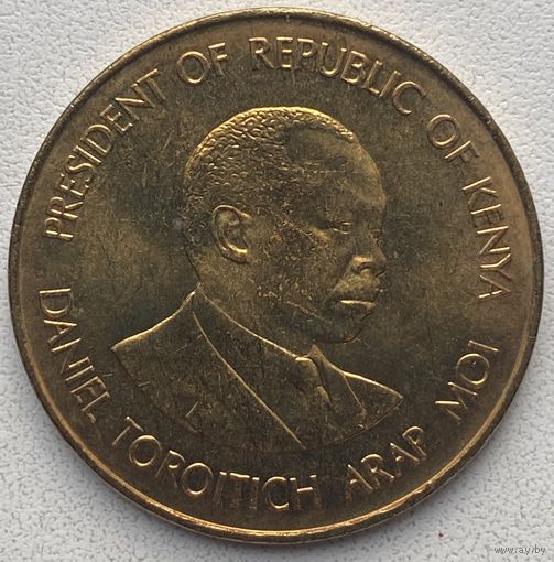 Кения 10 центов 1994 г. Редкая