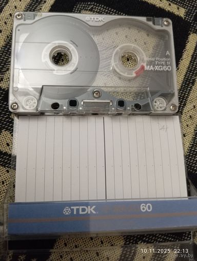 Аудиокассета TDK MA-XG 60 Top metal