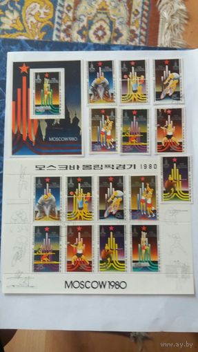КНДР 1979 7м+бл+м/л  ол.игры