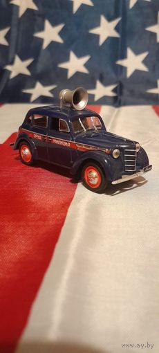 Машинка (модель) 1:43 deagostini милиция Москвич 400-420