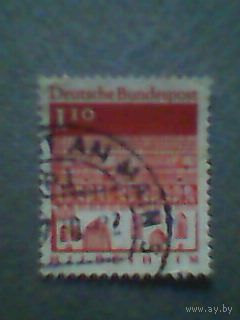 ФРГ. Стандарт. 1966г. гашеная