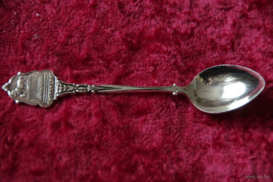 Ложка с серебрением сувенирная коллекционная  В16