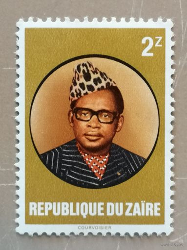 Марка Заир, Конго, президент Сиссе Секо, 1978 г.