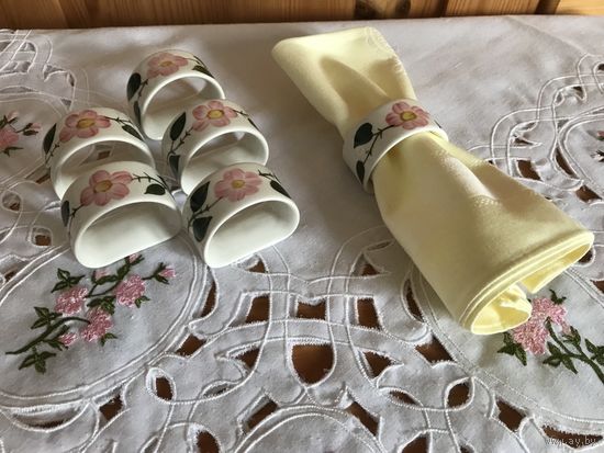 Кольца для салфеток 6 шт. " Виллерой Бох" из серии "Дикая Роза"Германия.