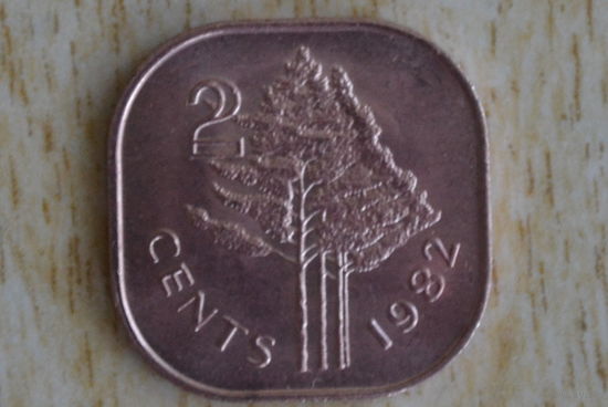 Свазиленд 2 цента 1982