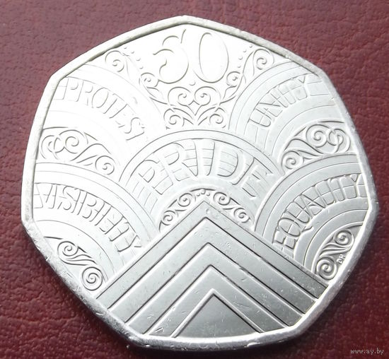 Великобритания. 50 пенсов 2022