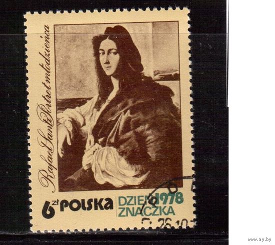 Польша-1978, (Мих.2581) гаш.,   Искусство, Живопись, Рафаэль