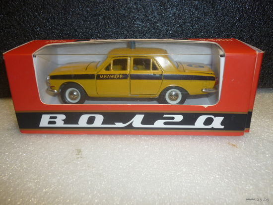 Модель авто ВОЛГА ГАЗ 24. А-23. 1:43. СССР.