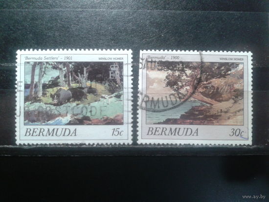 Бермуды, колония Англии, 1987. Картины Уинслоу Гомера