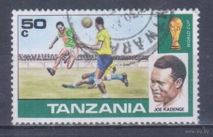 [211] Танзания 1978. Спорт.Футбол.Чемпионат мира. Гашеная марка.