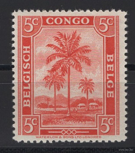 Бельгийское Конго / BELGISCH CONGO 1942** Пальмы, Бельгийские колонии