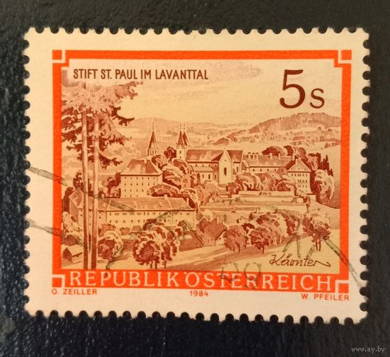 Марка Австрия 1984