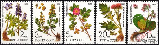 СССР 1985 Флора: Лекарственные Растения (**) (С)