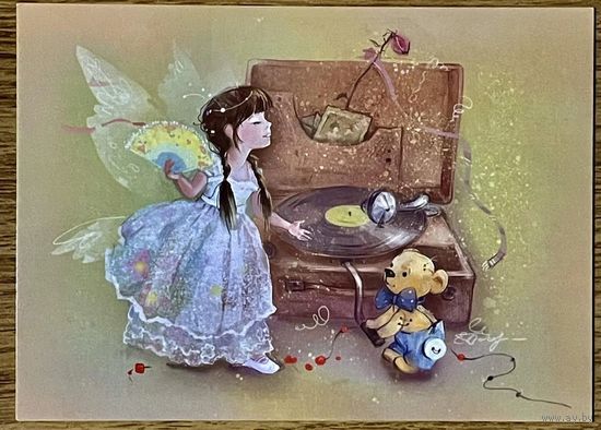 Открытка чистая 10х15 см. Художница Екатерина Бабок