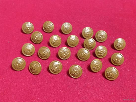 Пуговицы 14 мм, сталь, склад