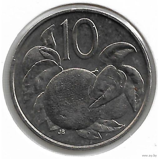 Острова Кука 10 центов, 1992 UNC