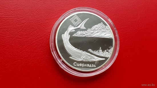 Стерлядь - Заказник "Днепро-Сожский" 20 рублей - Серебро