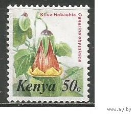 Кения. Цветы. Канарина абиссинская. 1983г. Mi#244.