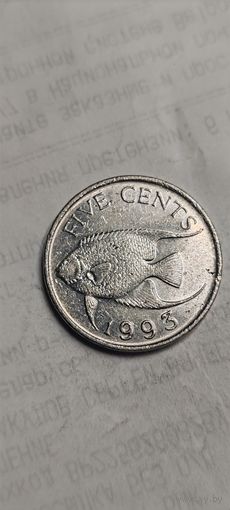 Бермудские острова 5 цент 1993