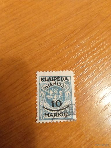1923 Клайпеда Мемель герб заверка (2-10)