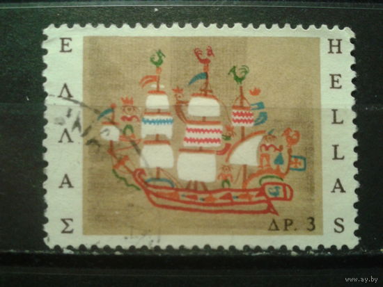 Греция 1966 Стандарт, текстиль, парусник