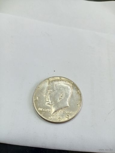 1/2 доллара 1969 года