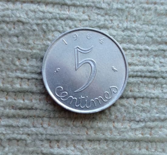 Werty71 Франция 5 сантимов 1964