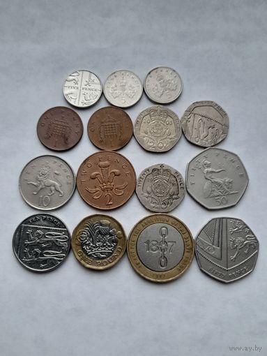 Монеты Великобритании.