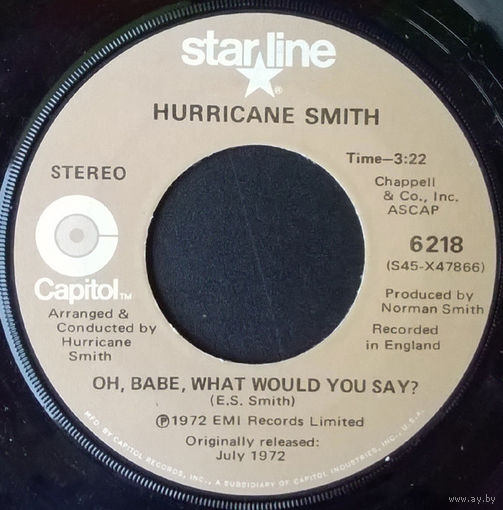 Hurricane Smith, Oh, Babe, What Would You Say?, SINGLE 1972