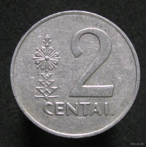 Литва 2 цента 1991