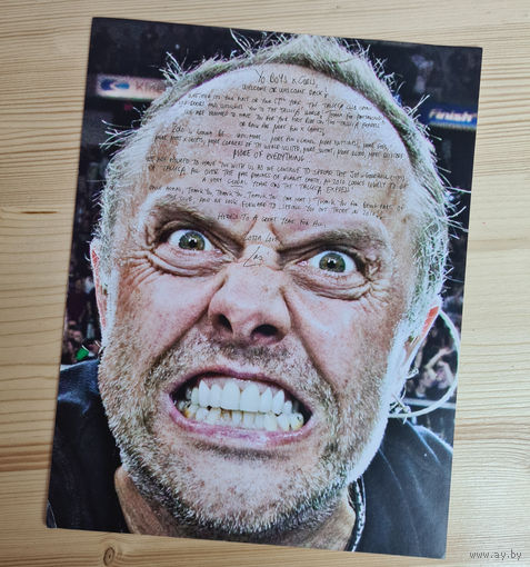 Фотокарточка Metallica официальная с Metclub'а