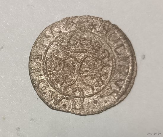Солiд и Ваза! БЕЗ ГОДА!!! (1624) Сигизмунд III, Вильно. ОЧЕНЬ редкий