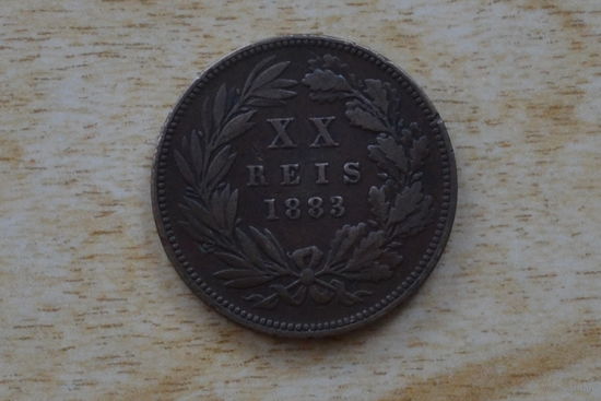 Португалия 20 реалов 1883