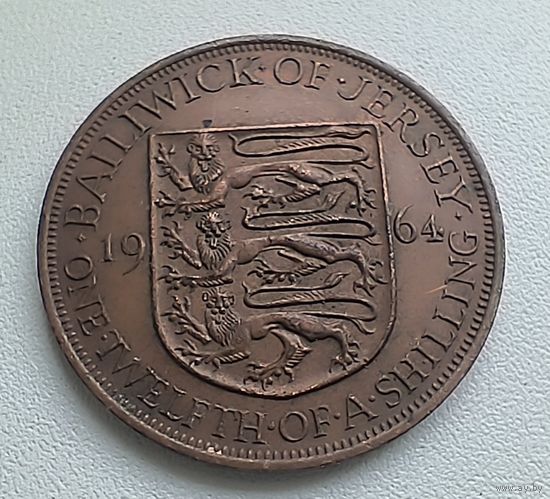 Джерси 1/12 шиллинга, 1964  1-12-5