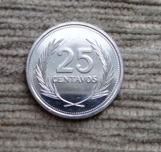Werty71 Сальвадор 25 сентаво 1994