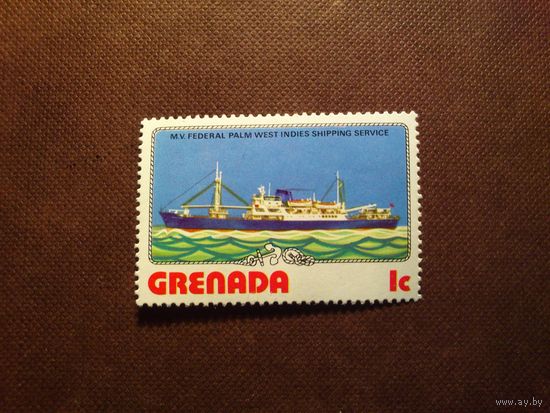 Гренада  1976 г.Корабль M.V. "Federal Palm"./38а/