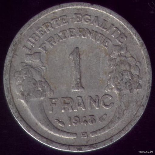 1 Франк 1948 год Франция B