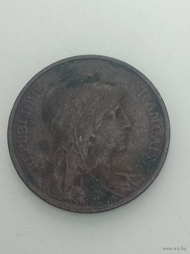 Франция 5 сантимов 1916 года .