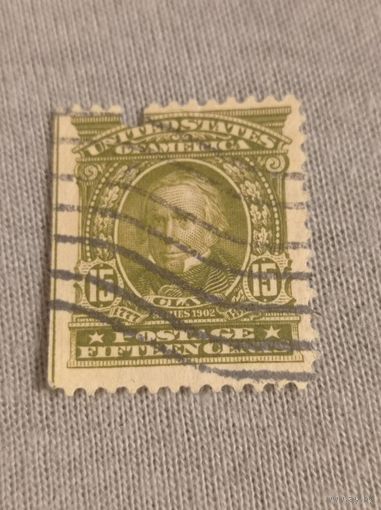 США 1902 года. Генри Клей. 15 центов