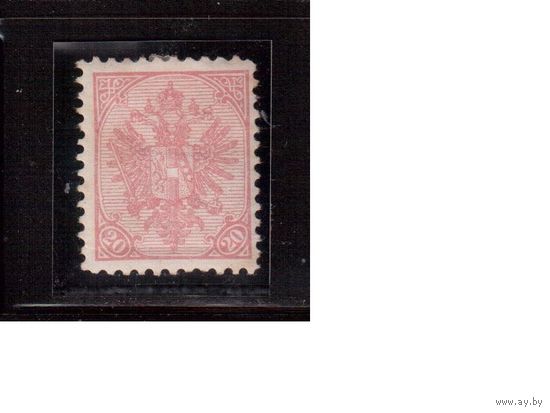 Босния(Австро-Венгрия)-1900,(Мих.16В) *   , Стандарт, Герб, зуб. 10 1/2, (Каталог=180 е)
