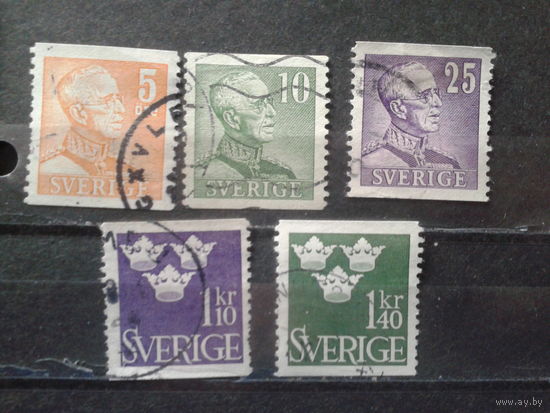 Швеция 1948 Стандарт: король Густав 5 и герб