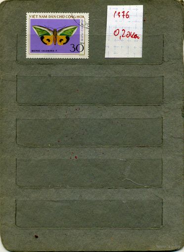 ВЬЕТНАМ, 1976    БАБОЧКИ ( чешуекрылые),  1м